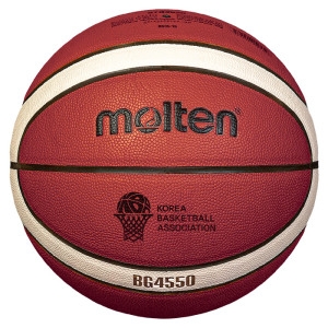 몰텐 BG4550-KBL 농구공 7호 FIBA 공인구 KBL 프로농구 로고