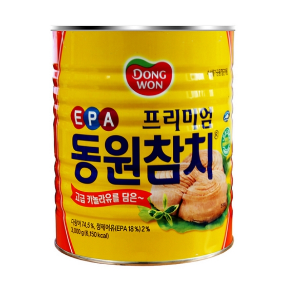 동원F&B EPA 프리미엄 참치 3kg (4개)