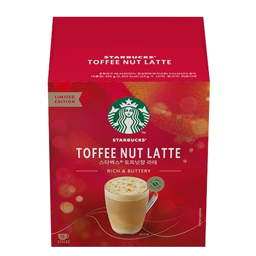 네슬레 스타벅스 앳홈 토피넛향 라테 15T (1개)_이미지