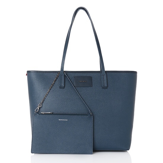 금강 브루노말리 카티아 쇼퍼백 피코크블루 H9CG600FE2