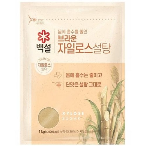 백설 브라운 자일로스 설탕 1kg (6개)_이미지