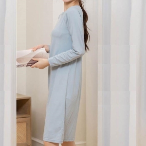  리더스 브라캡 내장 일체형 노브라 원피스 홈웨 10989237