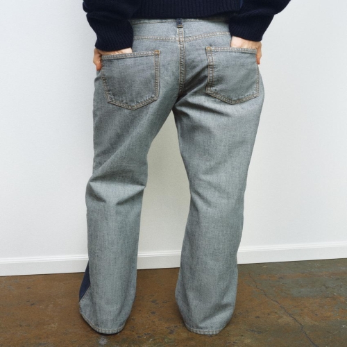 자라 국내 JEANS ZW COLLECTION 레귤러핏 미드라이즈 블루 9863/043/400 5374480_이미지