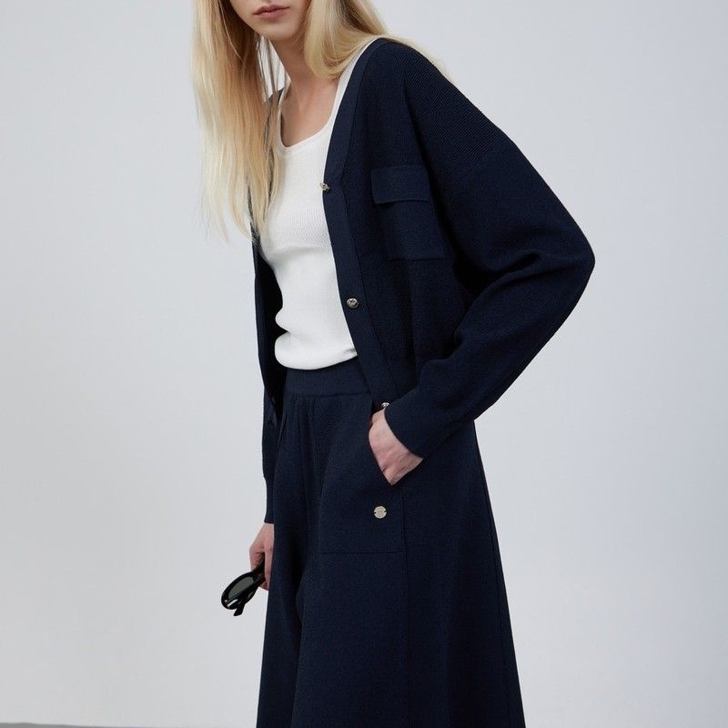 ZOOC 2 백버튼 포인트 가디건_Z252KSL010 732378_이미지