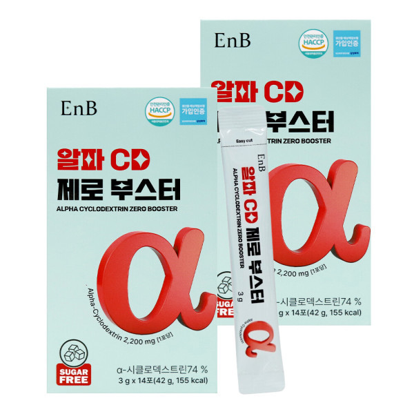 EnB 알파CD 제로 부스터 14포 (2개)_이미지
