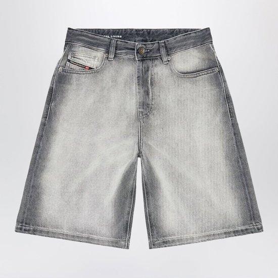 De-Sire 스켈레톤 릴렉스핏 데님 버뮤다 쇼츠 A2383609P28