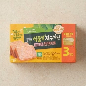 풀무원 식물성 지구식단 콩으로 만든 런천미트 190g [3개]