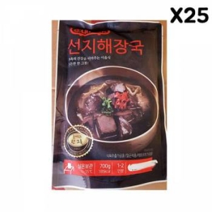 청우식품 이음식 선지해장국 700g (25개)_이미지