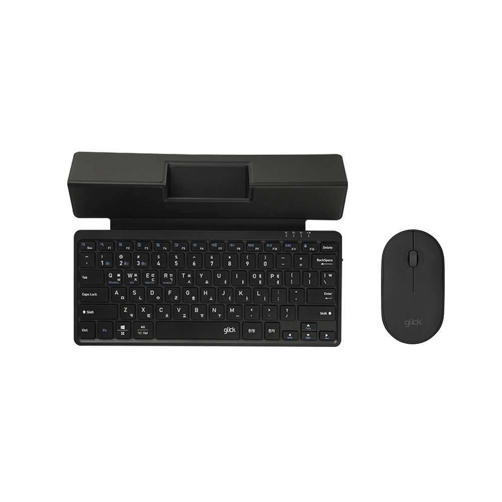 지클릭커 WMK320 무선 키보드 마우스 세트 (블랙)_이미지