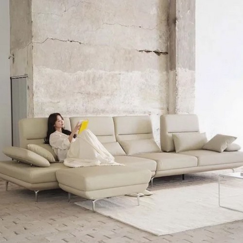 마루이  라온 스윙 가죽 소파 6인용 (스툴포함)