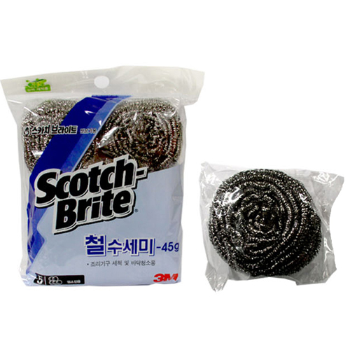 3M 스카치브라이트 철수세미 45g (5개)_이미지