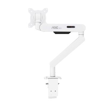 알파스캔 AOC AM400P MAX 글래시어 화이트 싱글 모니터암