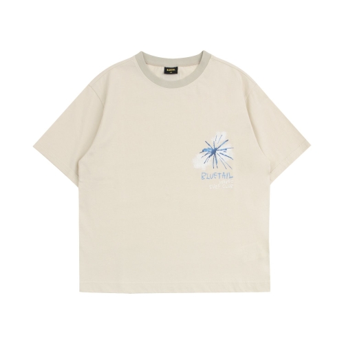블루테일 라이트 베이지 반팔 티셔츠AYC3TS07LB_이미지