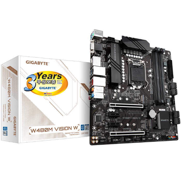 GIGABYTE W480M VISION W 피씨디렉트