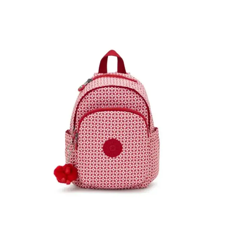  키플링 국내판 백팩 델리아 미니 Ruby Tile Prt KQABA26RBTP 212695