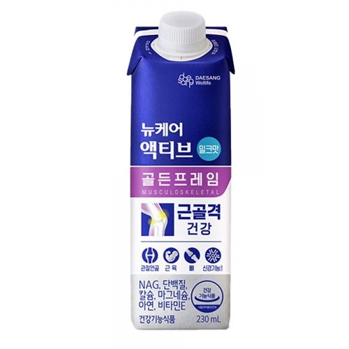 뉴케어 액티브 골든프레임 밀크맛 230ml (48개)