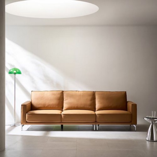 리바트 세계가구 그래비티 천연가죽 소파 4인용