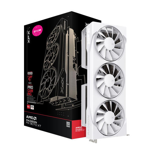 XFX 라데온 RX 9070 XT SWIFT WHITE D6 16GB_이미지