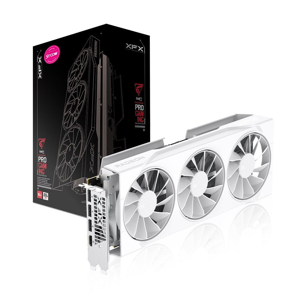 XFX 라데온 RX 9070 XT SWIFT WHITE D6 16GB_이미지
