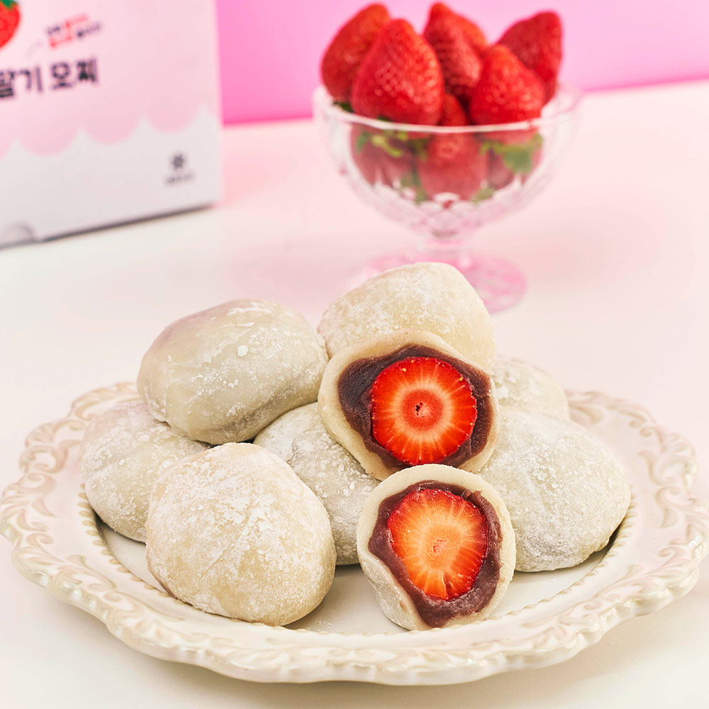 수라당 통째로 딸기모찌 420g (1개)_이미지