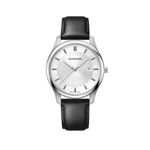 웽거 스위스 웽거 손목시계 181293 Mens City Classic Swiss Made Analogue Quartz Stai..