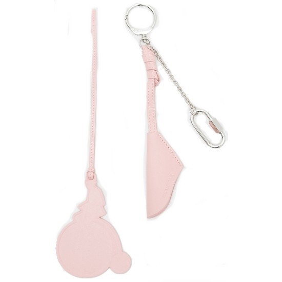 삼성물산 빈폴ACC 핑크 자전거 로고 키링 BF718ZC01X