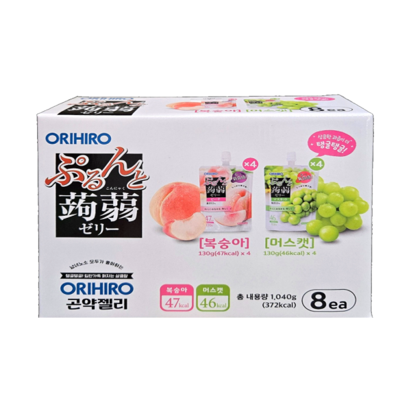 오리히로 과일 곤약젤리 2종 1040g (1개)_이미지