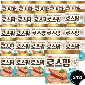 롯데웰푸드 롯데햄 <b>로스팜</b>97 라이트 340g