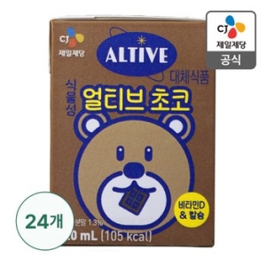 CJ제일제당 얼티브 식물성 초코 120ml (24개)
