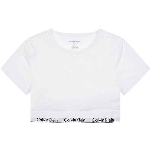 캘빈클라인언더웨어 모던코튼 AF 티셔츠 브라렛 QF7213AD (100, 화이트)_이미지