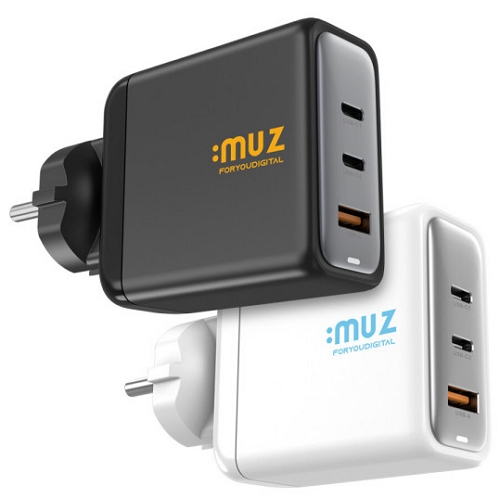 포유디지탈 아이뮤즈 PD PPS 100W 3포트 충전기 GAN100W-GND이미지입니다. 누르면 해당 게시물로 새창이동합니다.