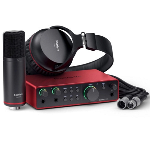 Focusrite Scarlett 2i2 Studio 4세대이미지입니다. 누르면 해당 게시물로 새창이동합니다.