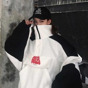 LF7398R8_56캐주얼 기모 루즈핏 아노락 패션