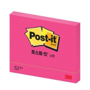 3M 노트 657 핫핑크 (1개)_이미지