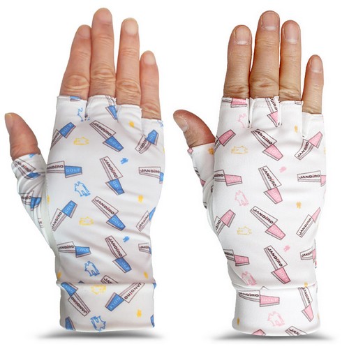 잔디로 자외선차단 쿨스킨 기능성 손등장갑 (1개)