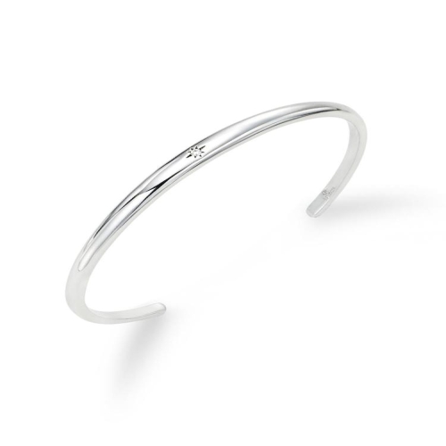 STAR stone slim bangle White BH7B5B798WB