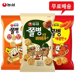 쫄병 30봉 바베큐맛10+매콤한맛10+안성탕면10