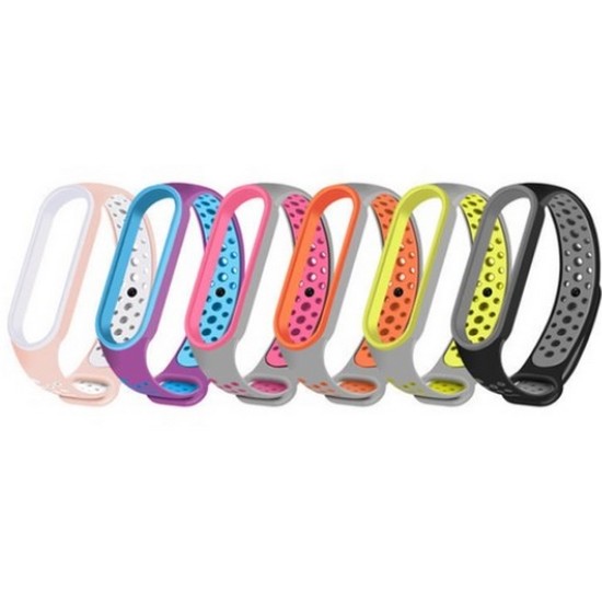 누아트 샤오미 미밴드 7/6/5 실리콘 스트랩 (1개)