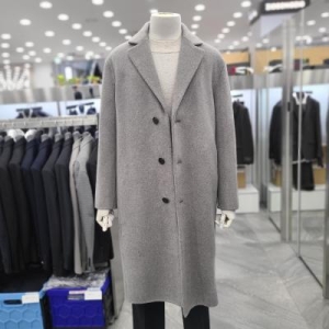 ANDZ 세미루즈 핏 핸드메이드 모 캐시미어 혼방 코트_BZE4CG1101 BR 45634_E4COG1101BR