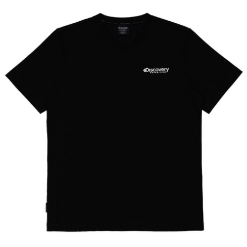 디스커버리 익스페디션 브이넥 반팔티셔츠 DXRS75023 (BKS, 블랙)_이미지