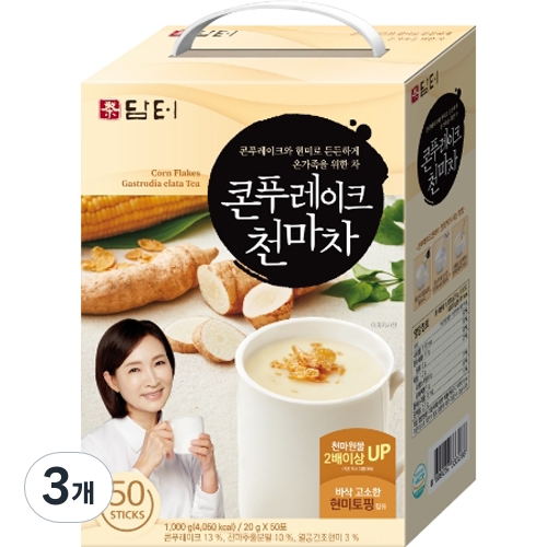 담터 콘푸레이크 천마차 20g 50개입 (3개)
