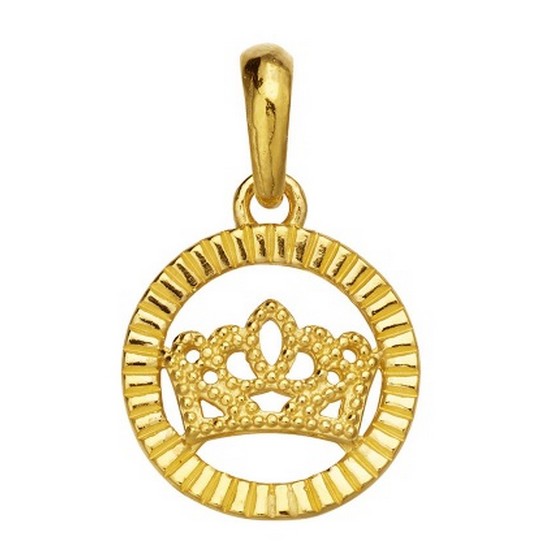 대한민국금거래소 써클 크라운 펜던트 3.75g_이미지