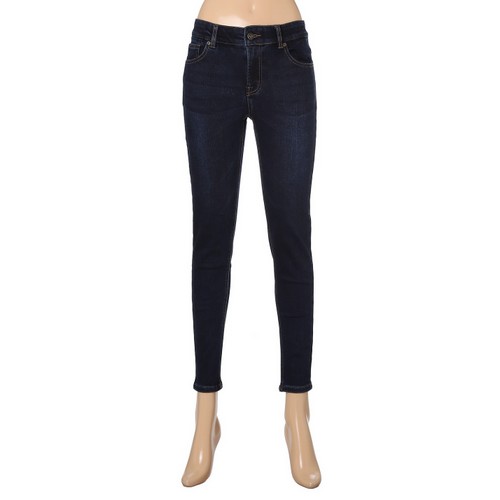 뱅뱅 속밴드 기모 스키니 스판 청바지 NQF753_이미지