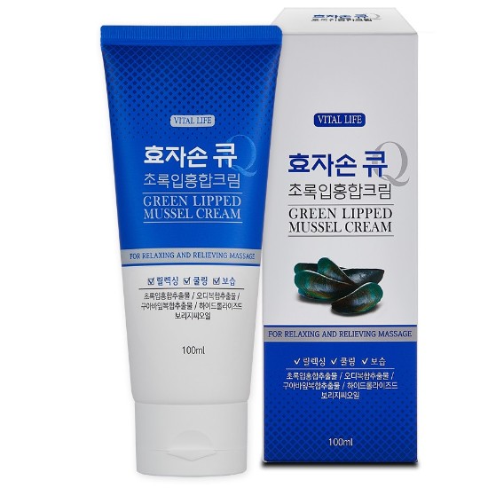 효자손큐 초록입홍합크림 100ml