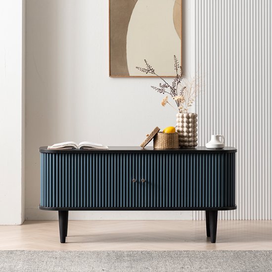 라자가구 앤디 커브 슬라이딩 거실장 1200_이미지