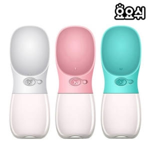 요요쉬 원터치 반려견 물병 화이트_이미지