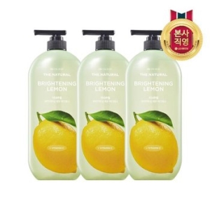 온더바디 더내추럴 바디워시 레몬향 900g (3개)_이미지