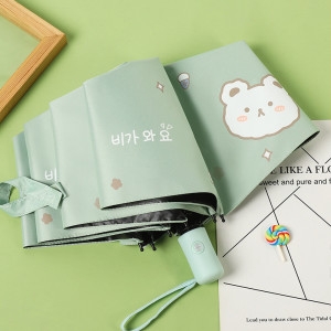 캐릭터 완전자동 3단 방수 우산 원터치 UV차단 초경량 우양산