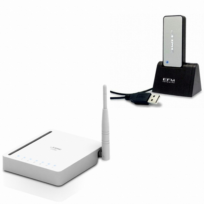 EFM ipTIME G104M 공유기 패키지 (+ G054U-2 USB 2.0 무선랜카드)