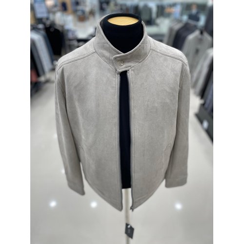 하이넥 스웨이드 점퍼 DJPVA01CSD
